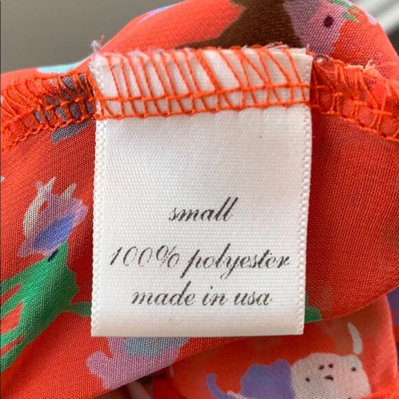 Bee Stitched Elephant Print Sheer Racer Back Tank - Picture 3 of 4